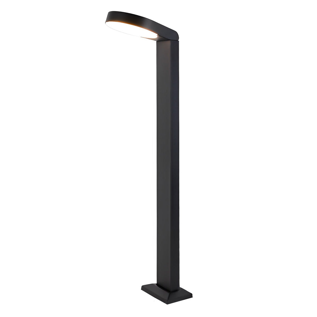 Modern Aluminum LED Lawn Lamp Black Outdoor Landscape Lighting