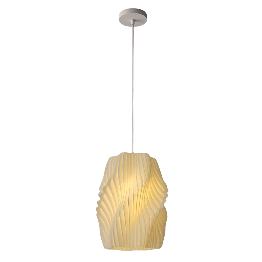 Modern 3D Printed Pendant Light – Nordic Sculptural Design – 16W