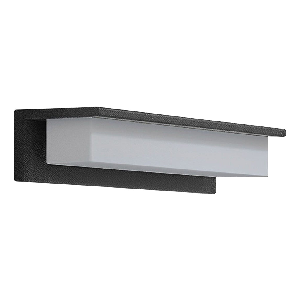 Modern Rectangular Solar LED Outdoor Wall Light - Waterproof