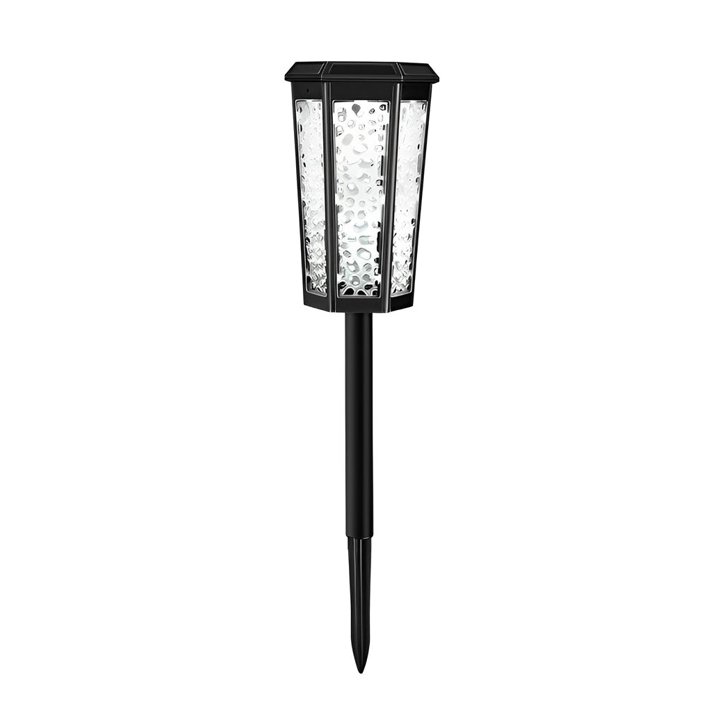 RGB Hexagon Solar Stake Light Waterproof Landscape Lighting