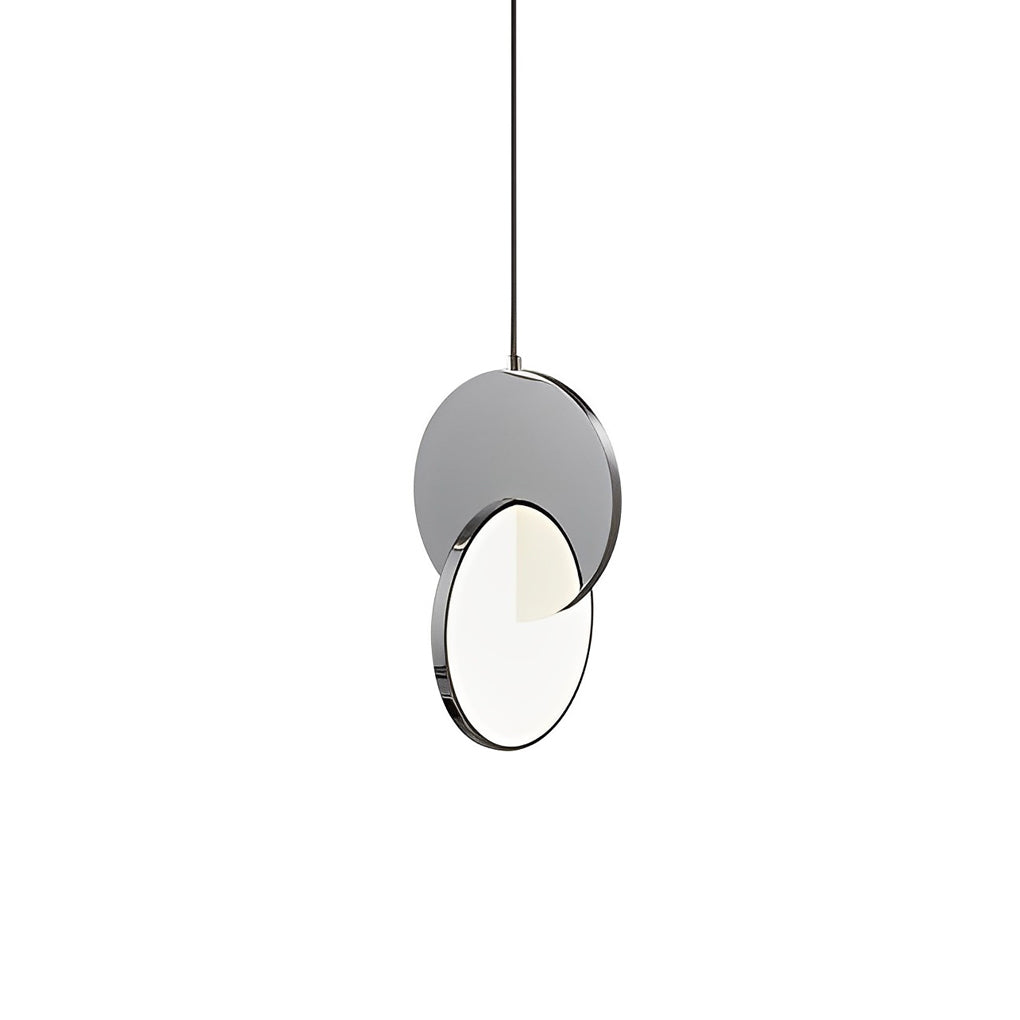 Modern Round Stainless Steel LED Acrylic Pendant Light