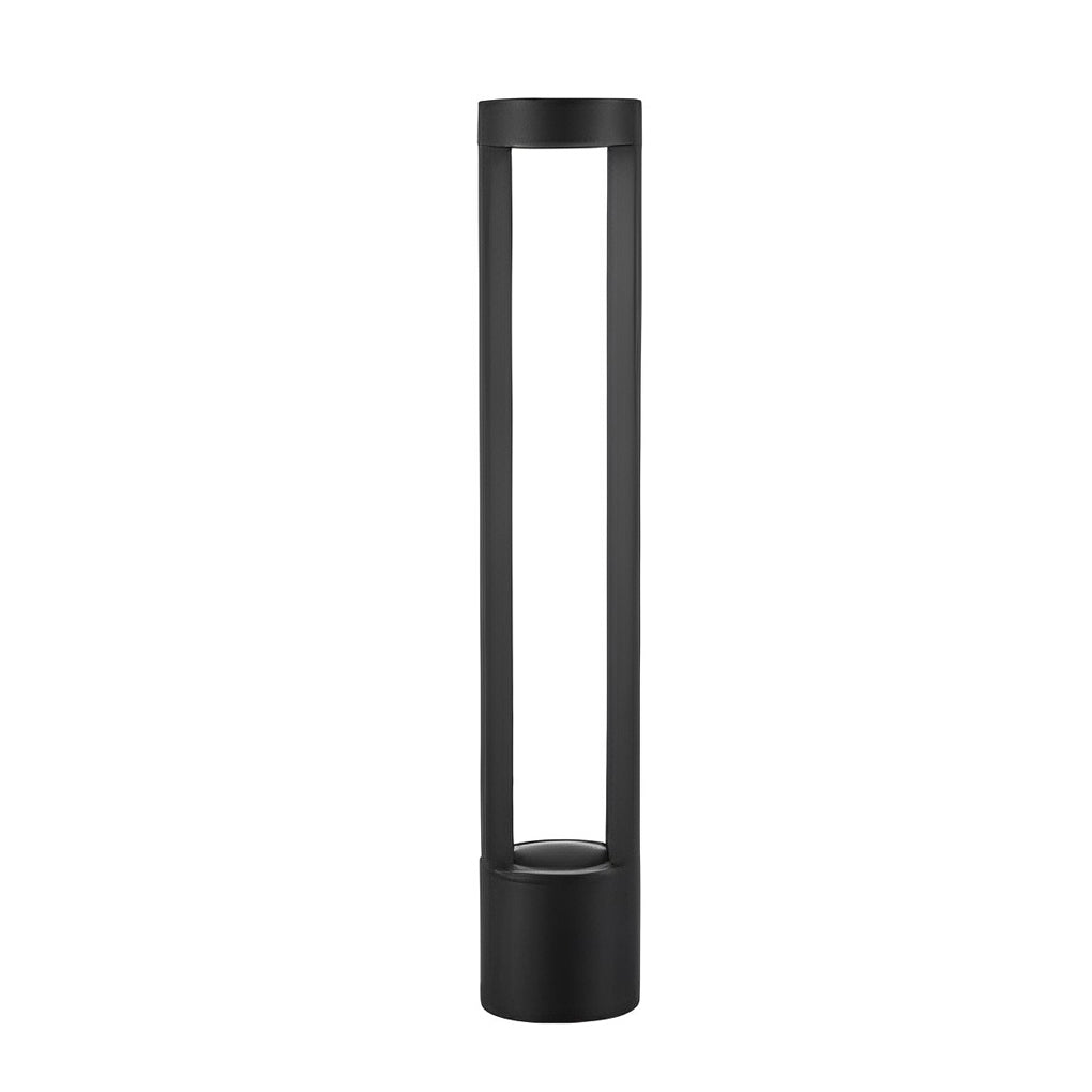 Modern Cylinder LED Pathway Light - Die-Cast Aluminum Black