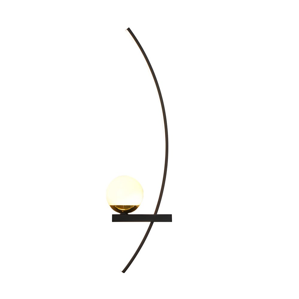 21'' Curved LED Wall Sconce - 3 Step Dimming Modern Wall Light