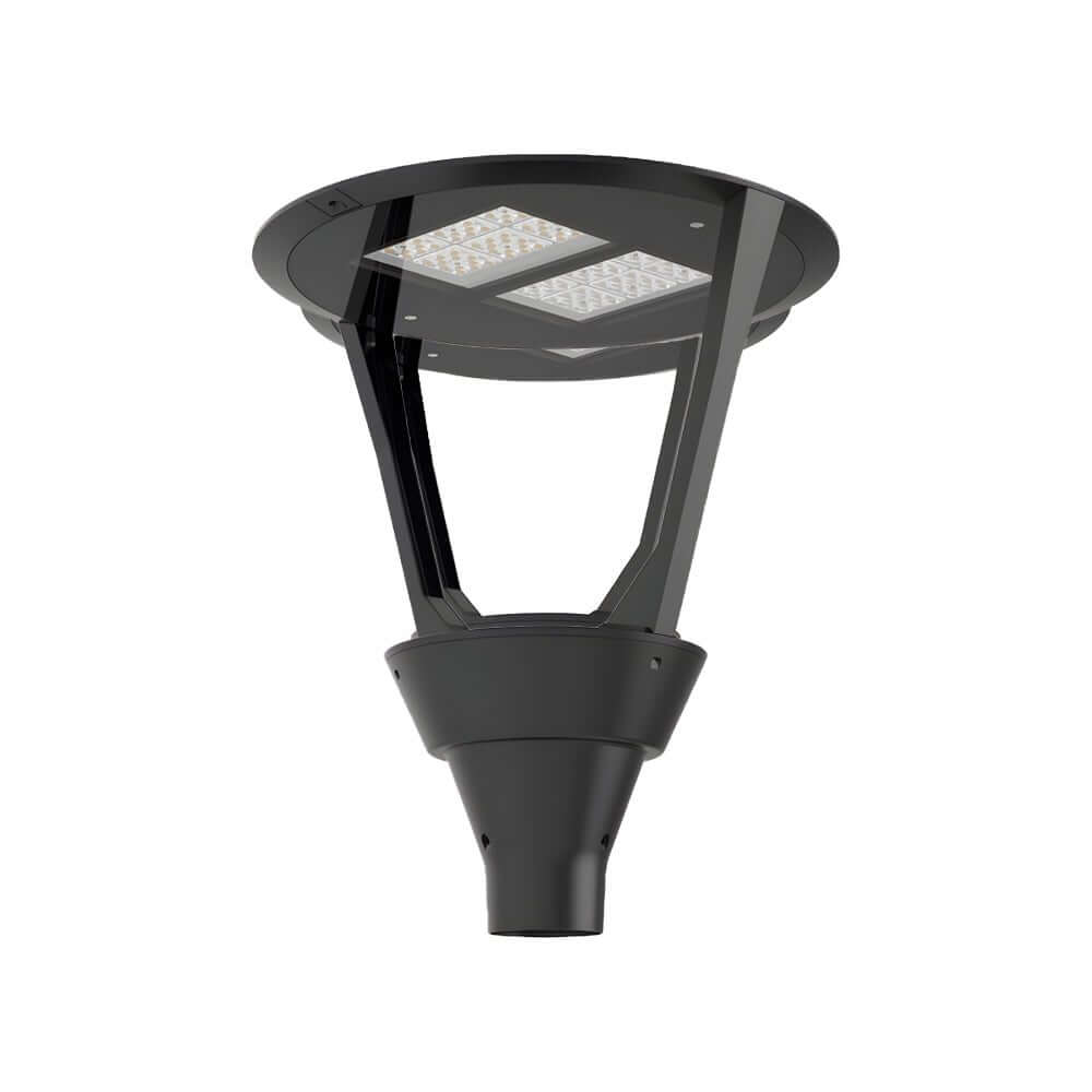 21-Inch Black Aluminum LED Street Post Top Light Fixture