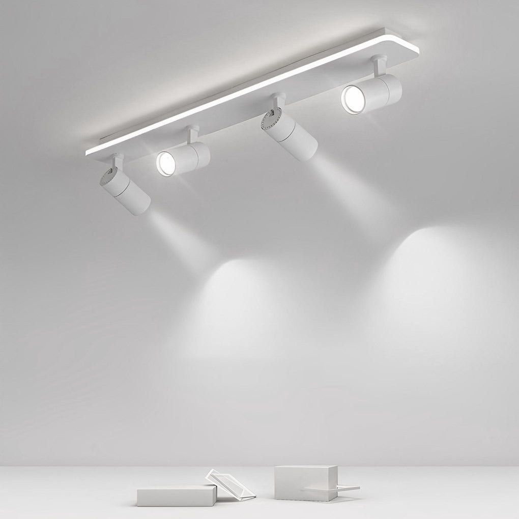 Modern Adjustable LED Track Spotlight - Aluminum Flush Mount 2/3/4