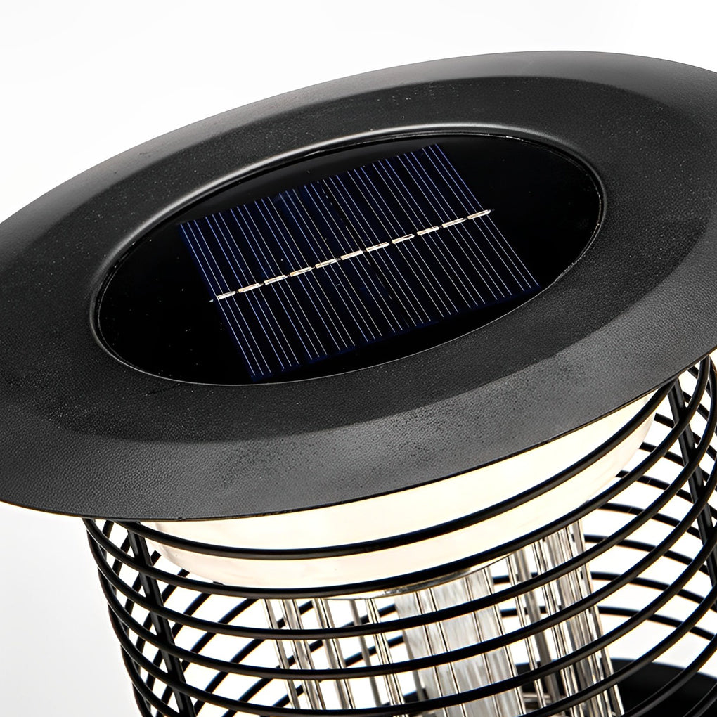 Solar Mosquito Killer Lamp Outdoor Garden Light LED Stainless Steel