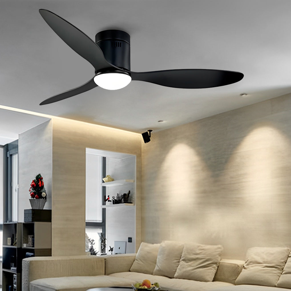 3-Blade Dimmable Ceiling Fan Light with Remote Control