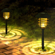 Solar Pathway Light Modern Wire Design Stainless Steel 22.8"