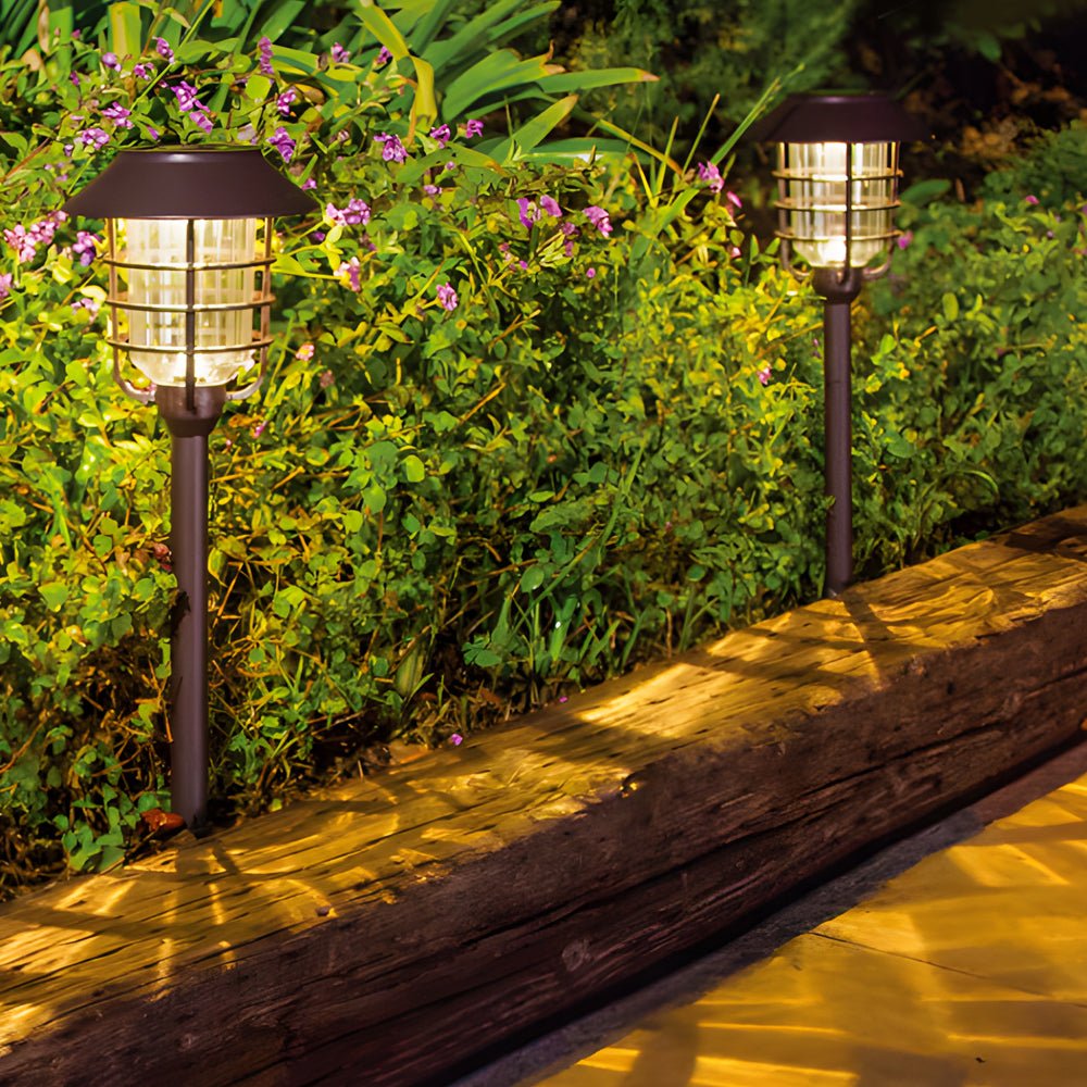 Solar Pathway Light Modern Wire Design Stainless Steel 22.8"