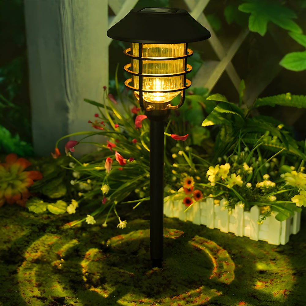 Solar Pathway Light Modern Wire Design Stainless Steel 22.8"