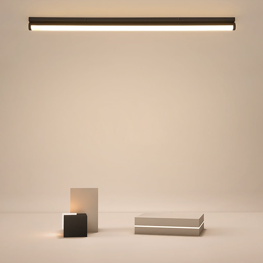 Rectangular LED Flush Mount Ceiling Light - Modern Minimal Design