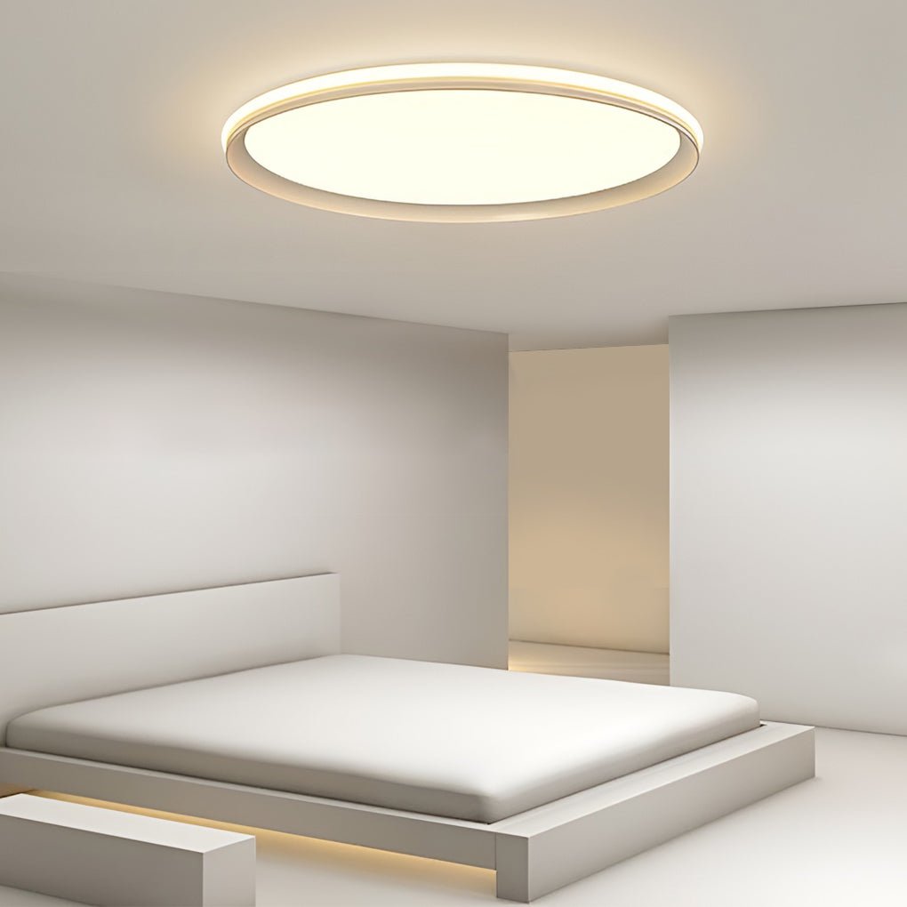 24'' Ultra Thin Modern Dimmable LED Flush Mount Ceiling Light