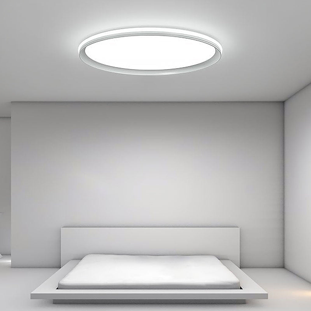 24'' Ultra Thin Modern Dimmable LED Flush Mount Ceiling Light