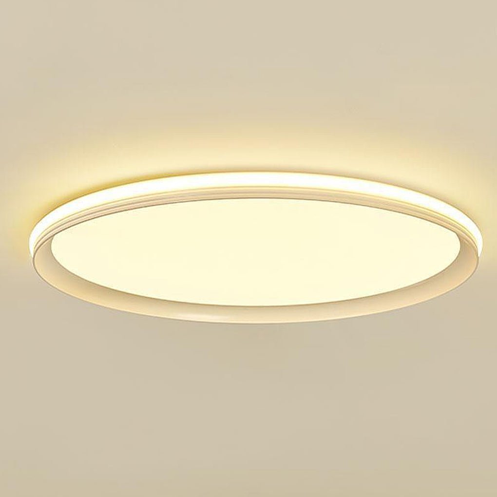 24'' Ultra Thin Modern Dimmable LED Flush Mount Ceiling Light