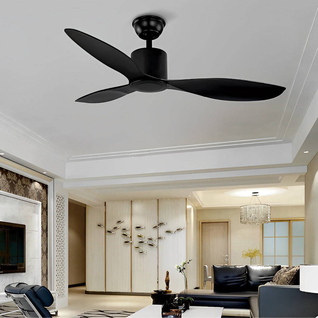 3-Blade Dimmable Ceiling Fan Light with Remote Control