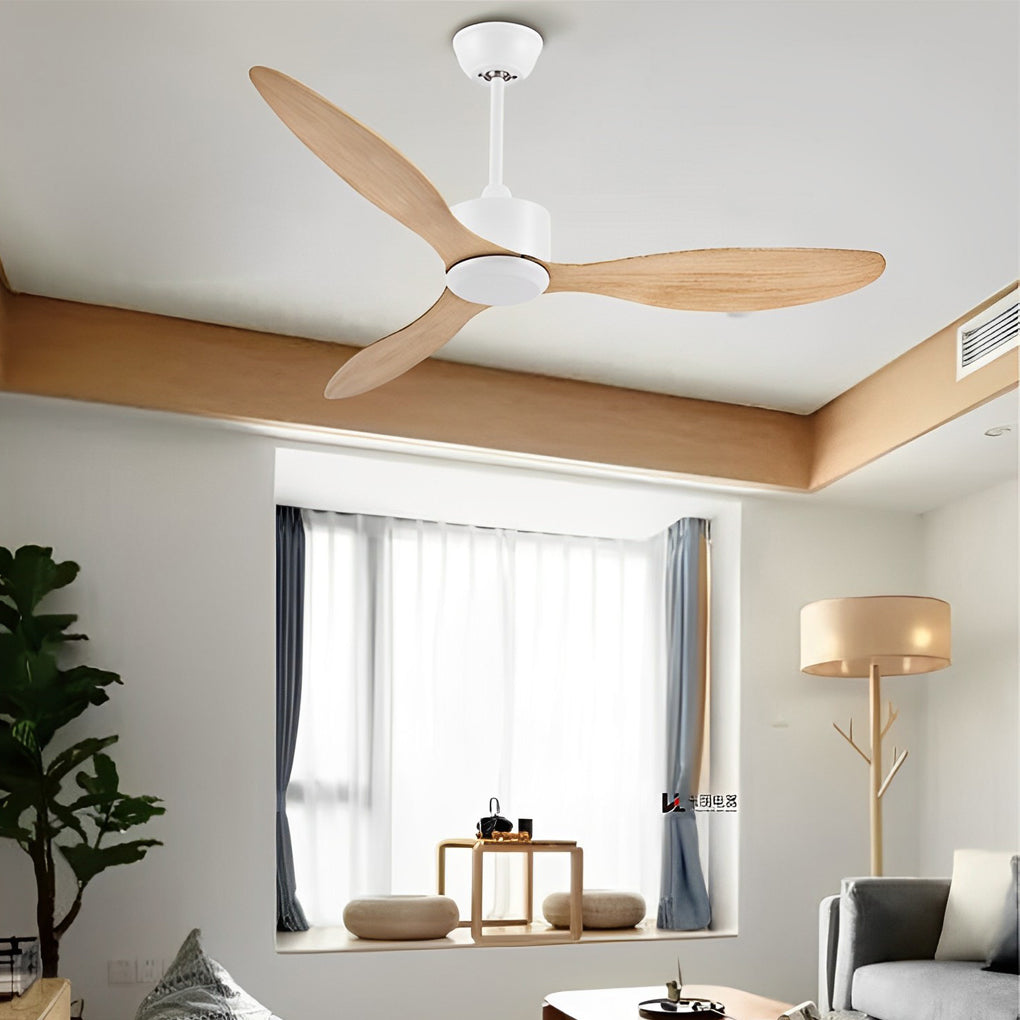 3-Blade Dimmable Ceiling Fan Light with Remote Control