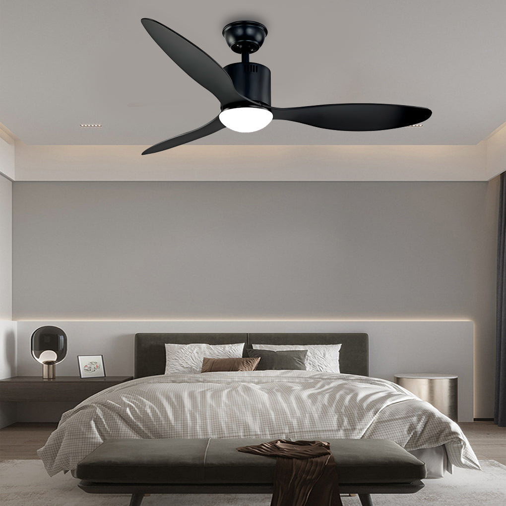 3-Blade Dimmable Ceiling Fan Light with Remote Control