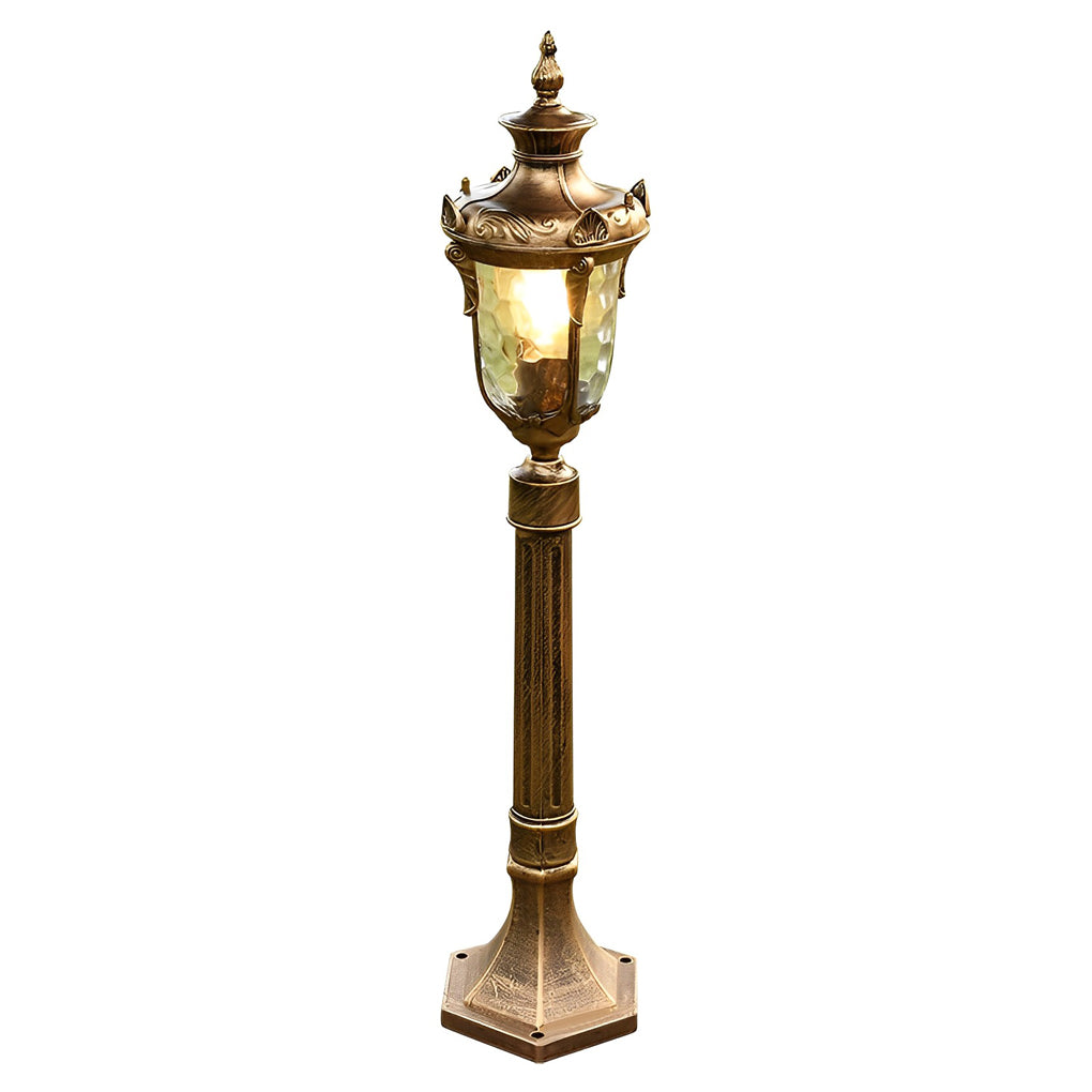 Industrial Outdoor Pathway Light Die-Cast Aluminum Glass Lamp