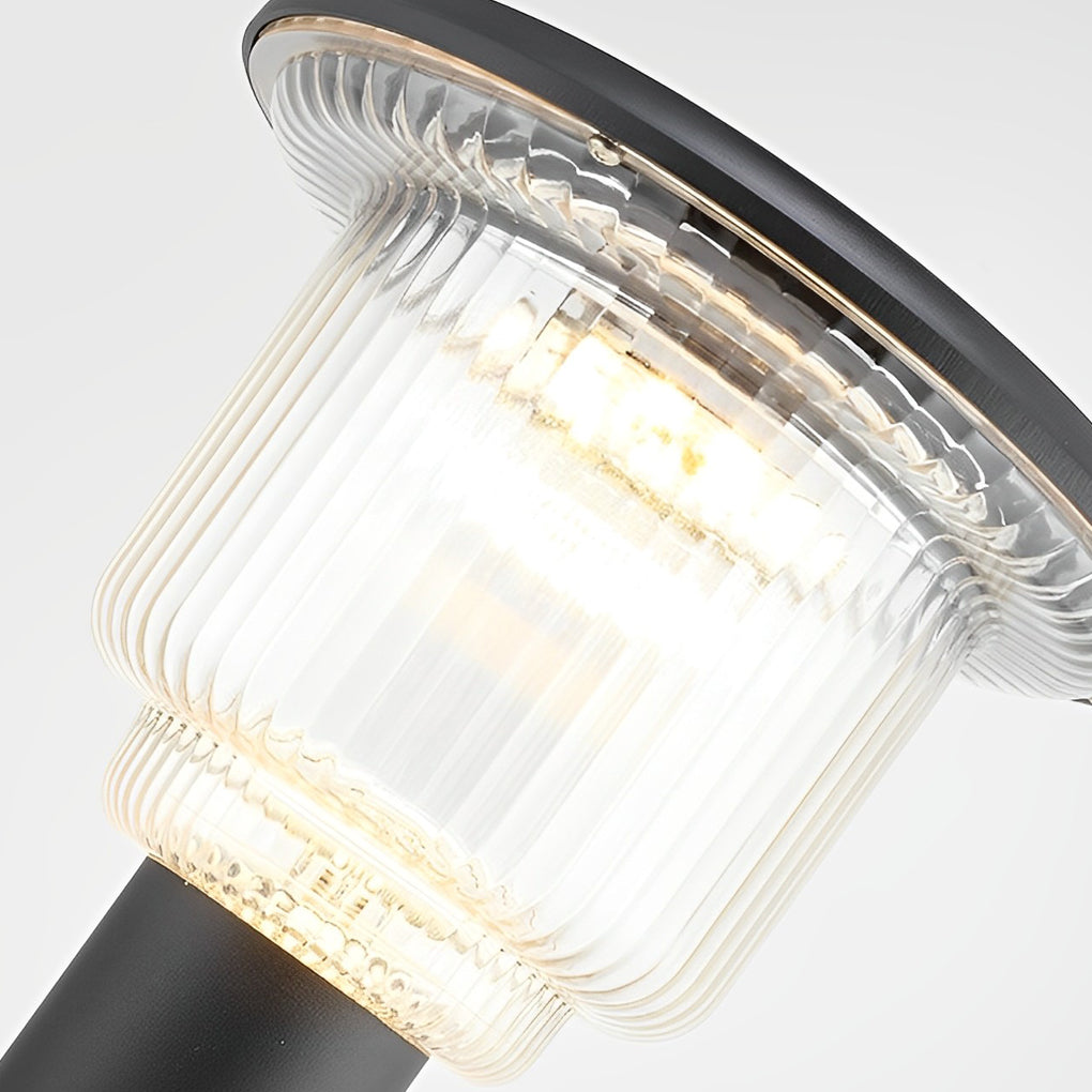 Solar LED Pathway Light with Adjustable Brightness - Matte Black