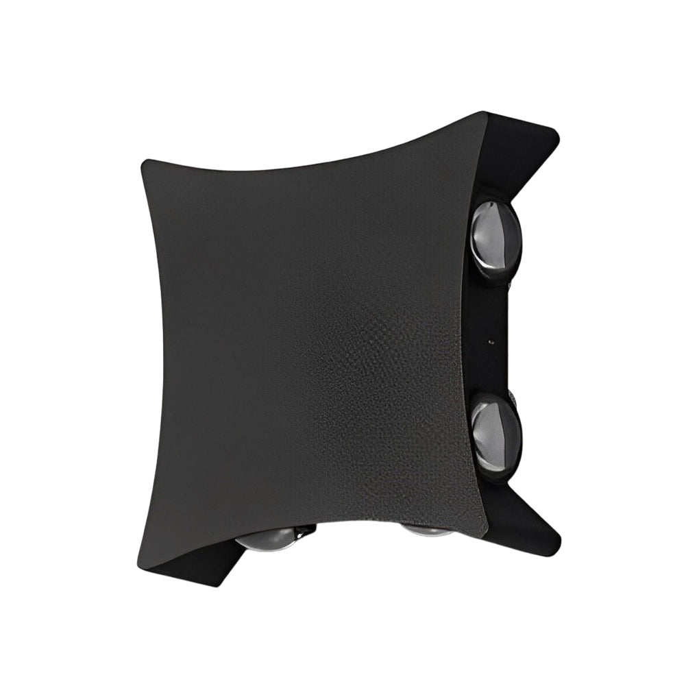 Modern Four-Way Outdoor Wall Light | Die-Cast Aluminum Waterproof
