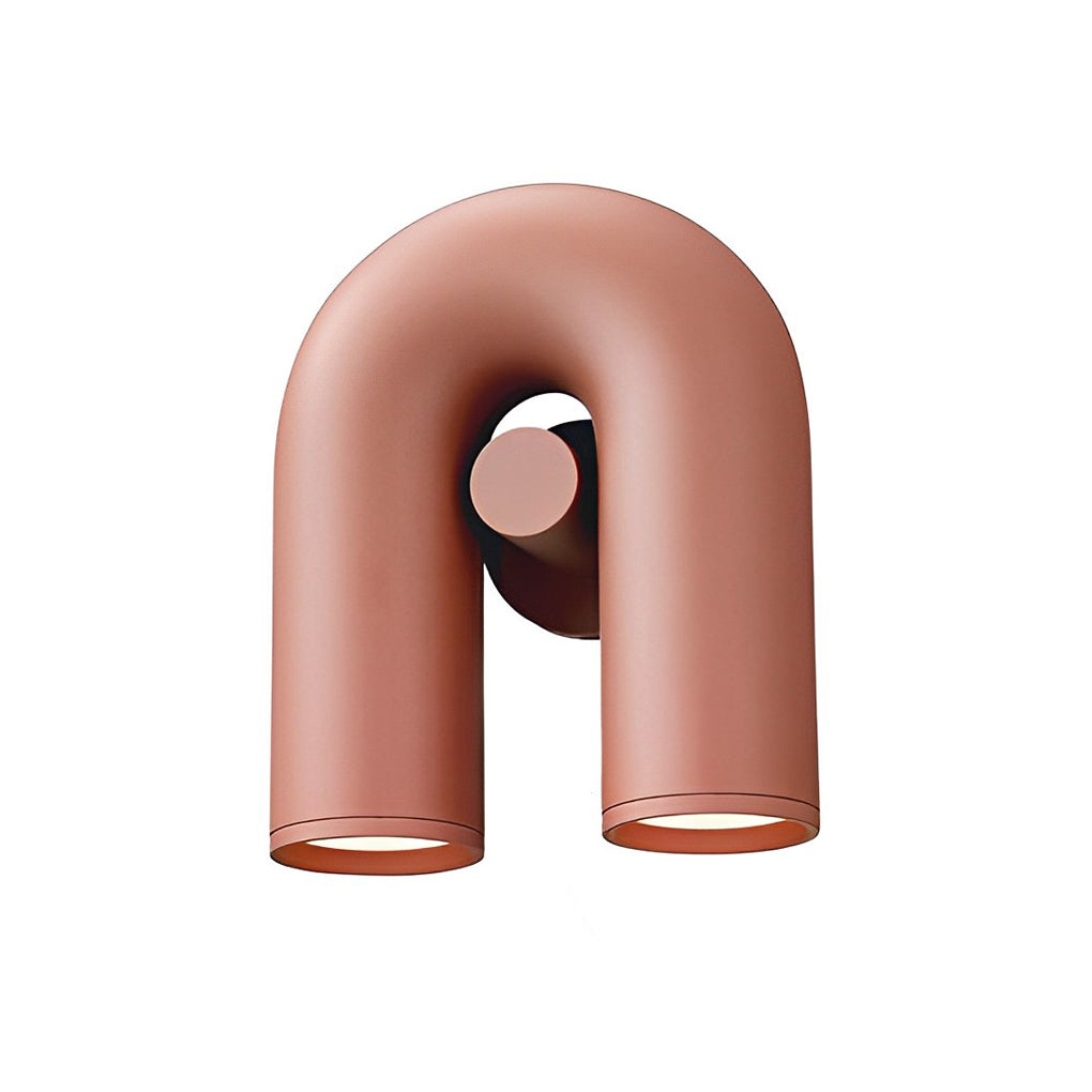 Rotatable U-Shaped LED Wall Sconce Modern Nordic Design