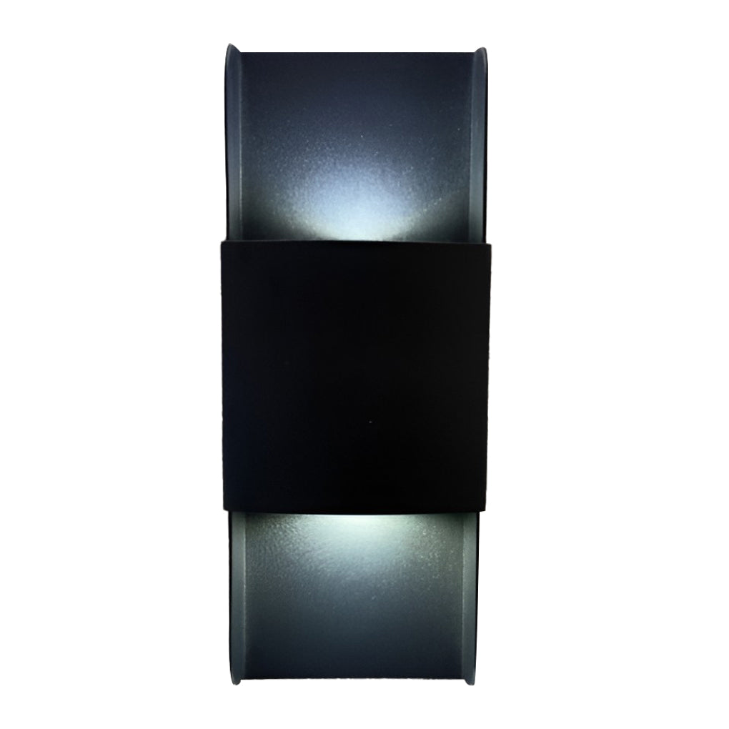 Modern Aluminum Up Down Outdoor Wall Light - Waterproof LED Sconce