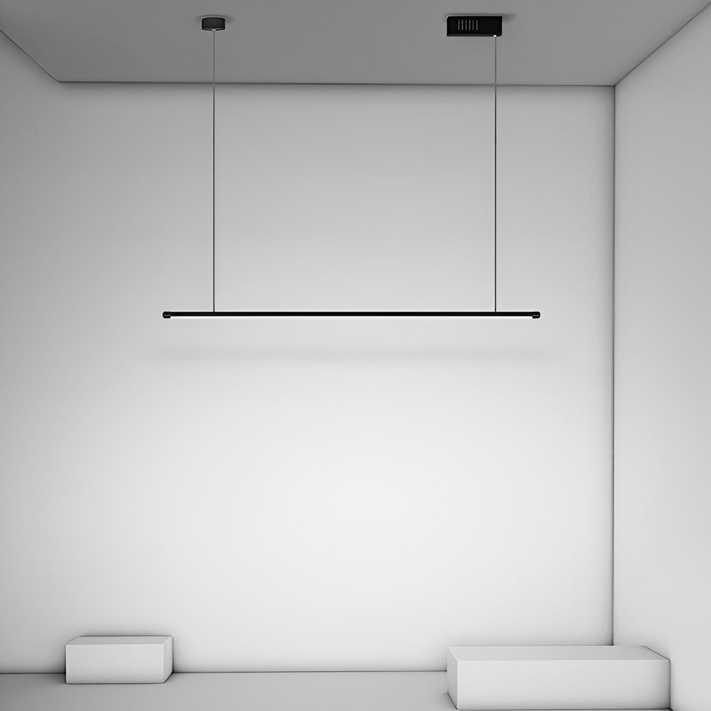 16'' Geometric Black Pendant Light Modern Adjustable LED Lighting