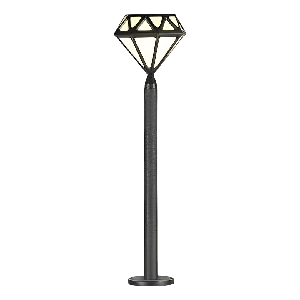 Geometric Diamond LED Lawn Lamp Modern Outdoor Landscape Lighting