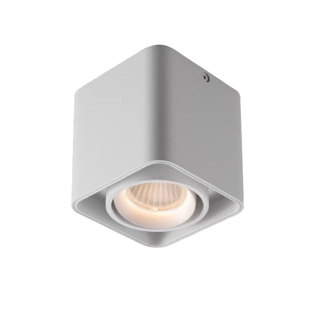 Adjustable Square LED Grille Light with 360° Rotation