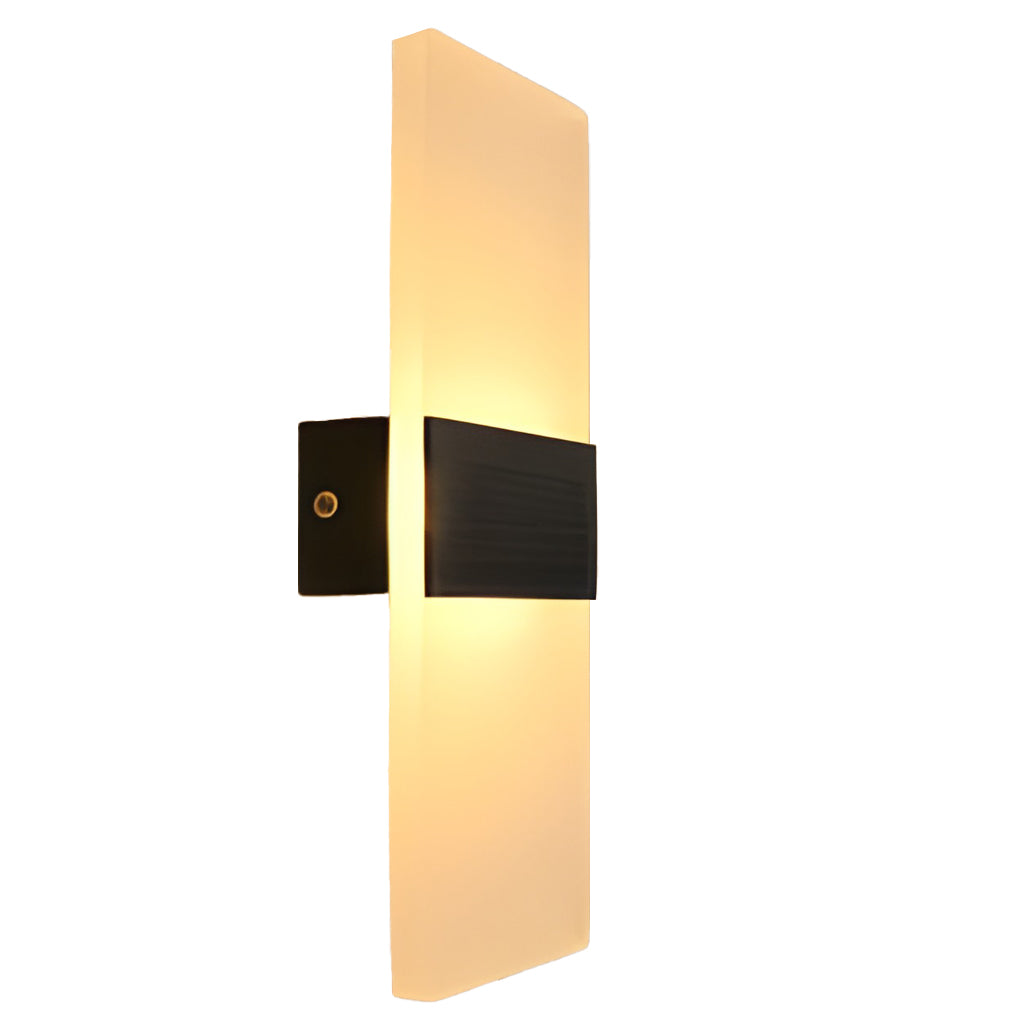 Rectangular Acrylic LED Wall Sconce Modern Minimalist Design