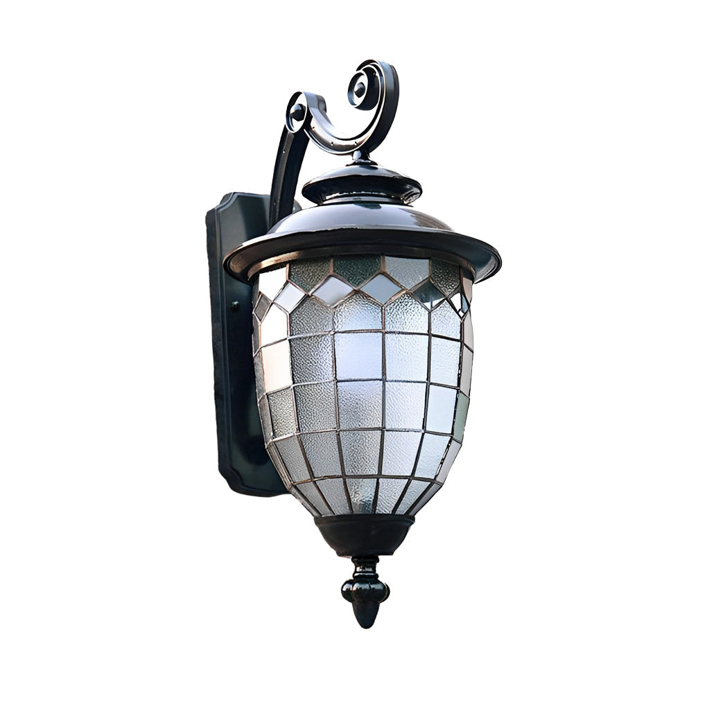 Minimalist Outdoor Wall Light - Die-Cast Aluminum & Glass