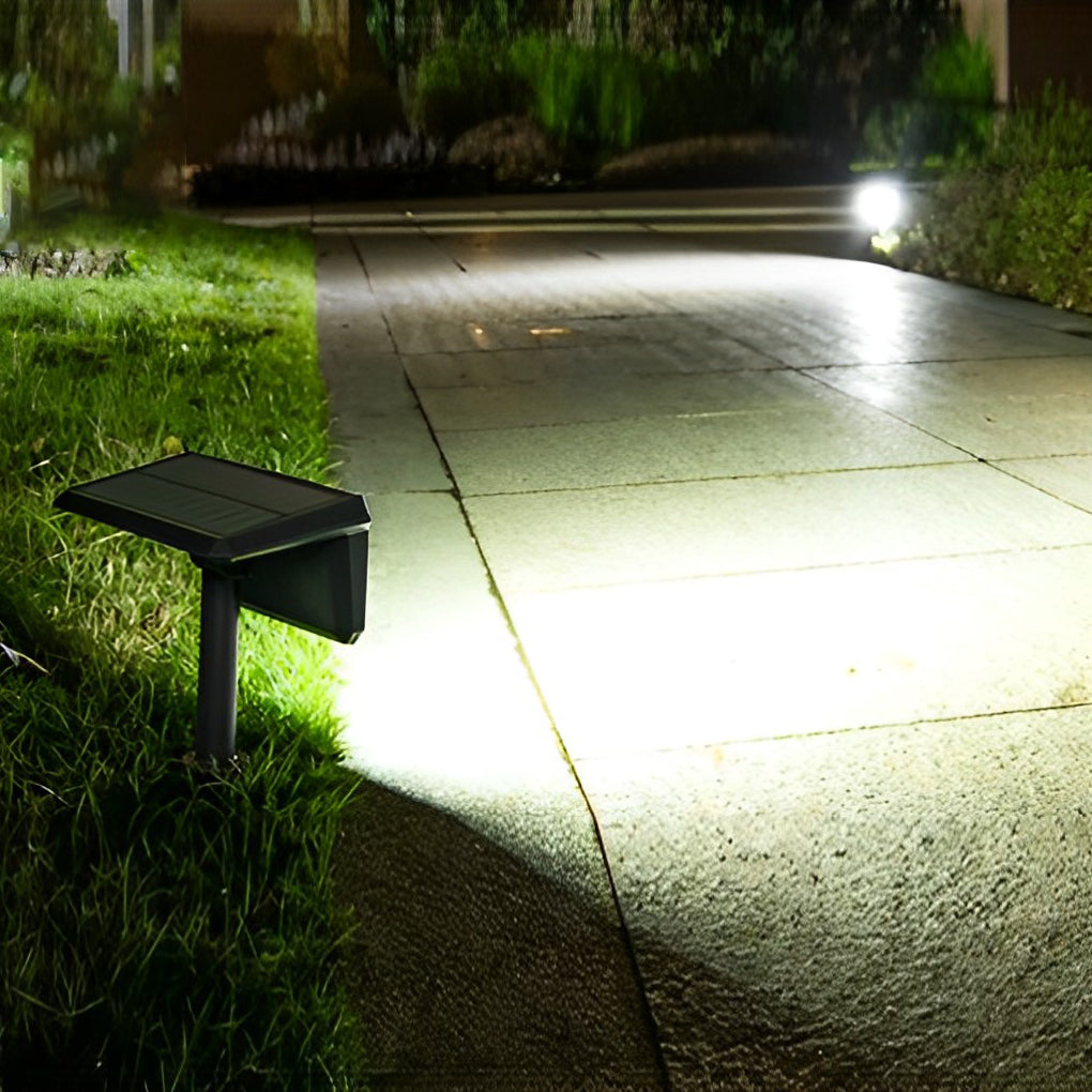Modern Solar LED Outdoor Lawn Lights - Waterproof IP65 (Set of 2)