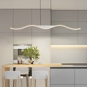 Wave Design LED Pendant Light with Dimming Control