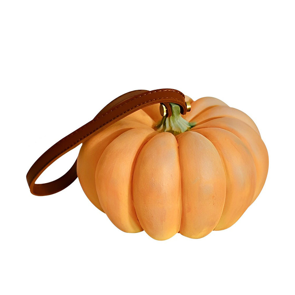 Modern Pumpkin LED Outdoor Lantern with USB Charging & Handle