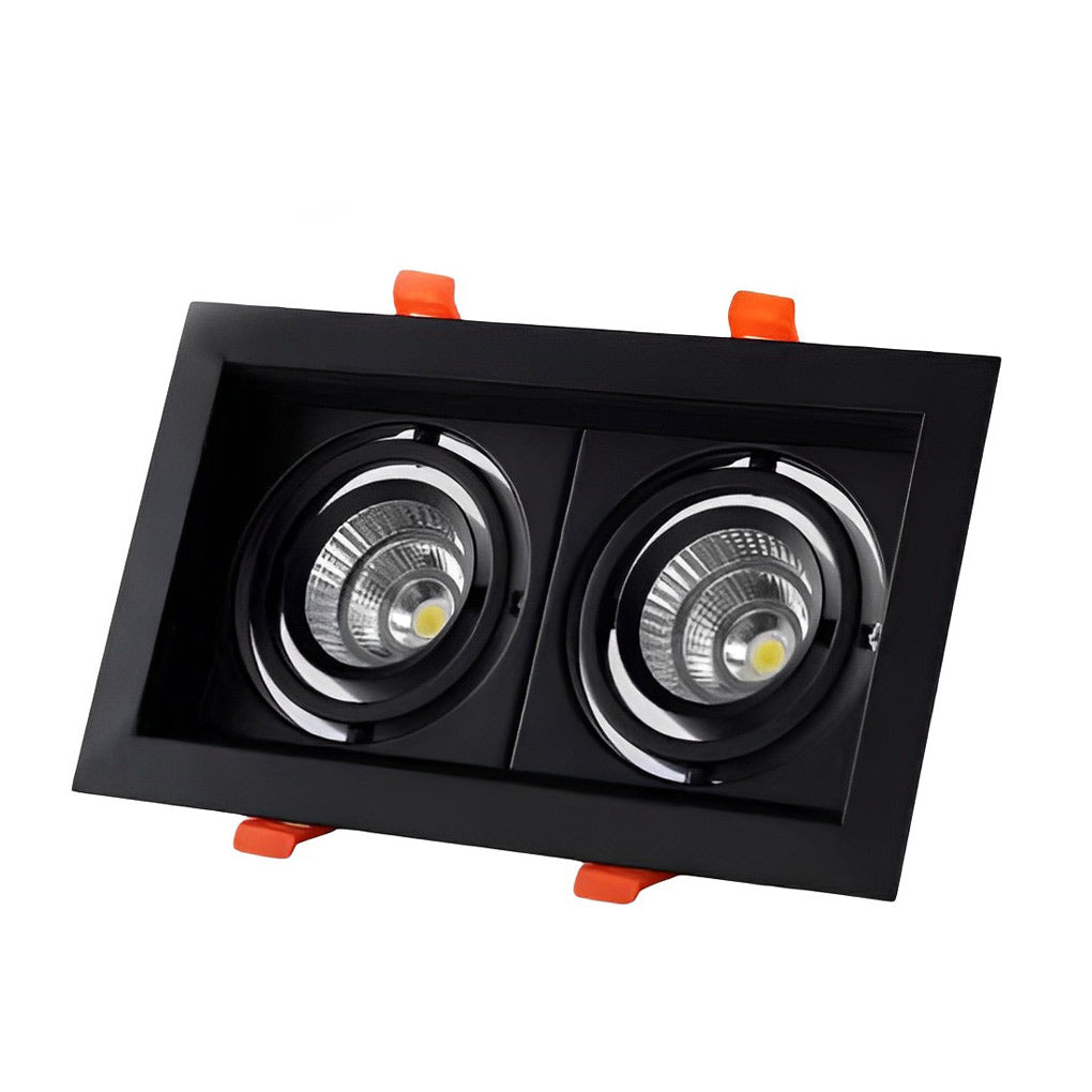 2-Light Adjustable Recessed Spotlight with Three-Step Dimming