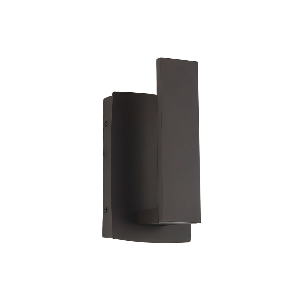 Modern Aluminum LED Outdoor Wall Light - Waterproof Black Sconce