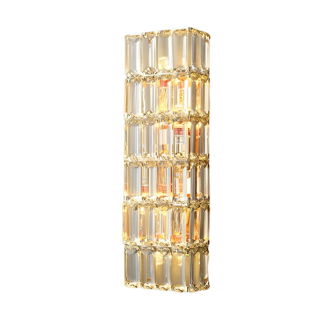 Crystal Wall Sconce with Three-Step Dimming | Modern Luxury Lighting