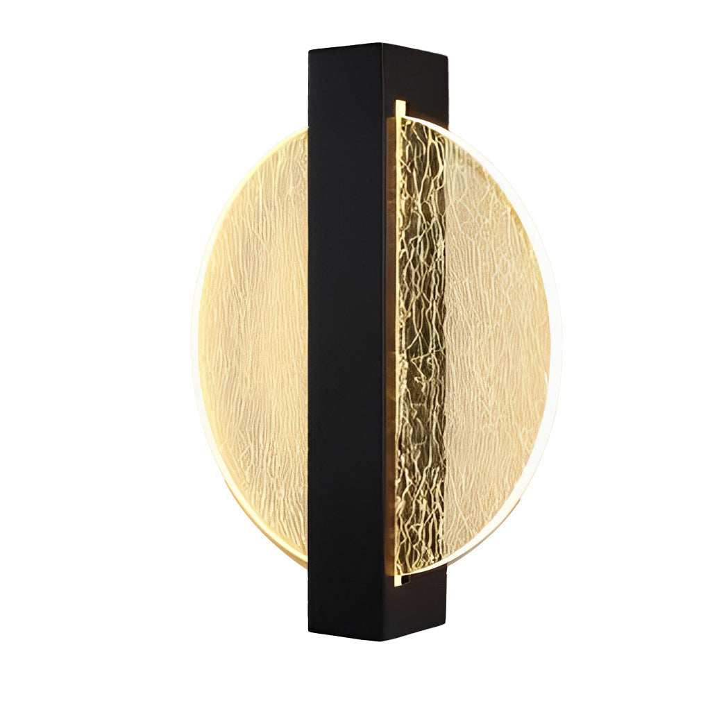 Modern Geometric LED Wall Sconce - Acrylic & Metal Finish