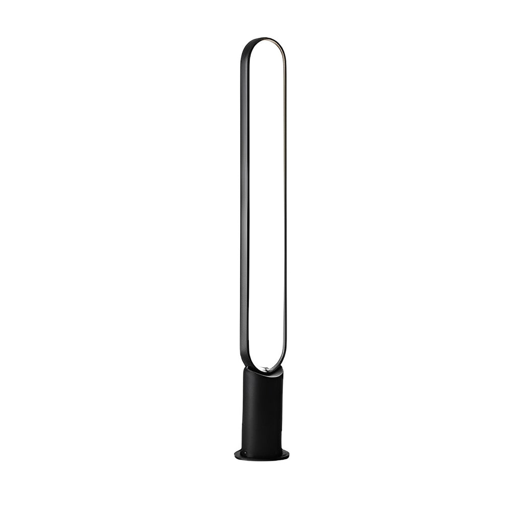 Modern Linear LED Solar Pathway Lights in Black Aluminum