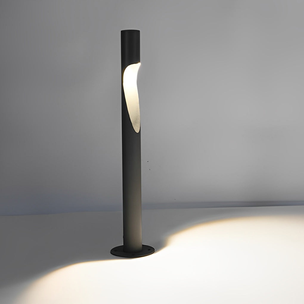 Modern Gray Stainless Steel LED Pathway Light for Outdoor Landscape