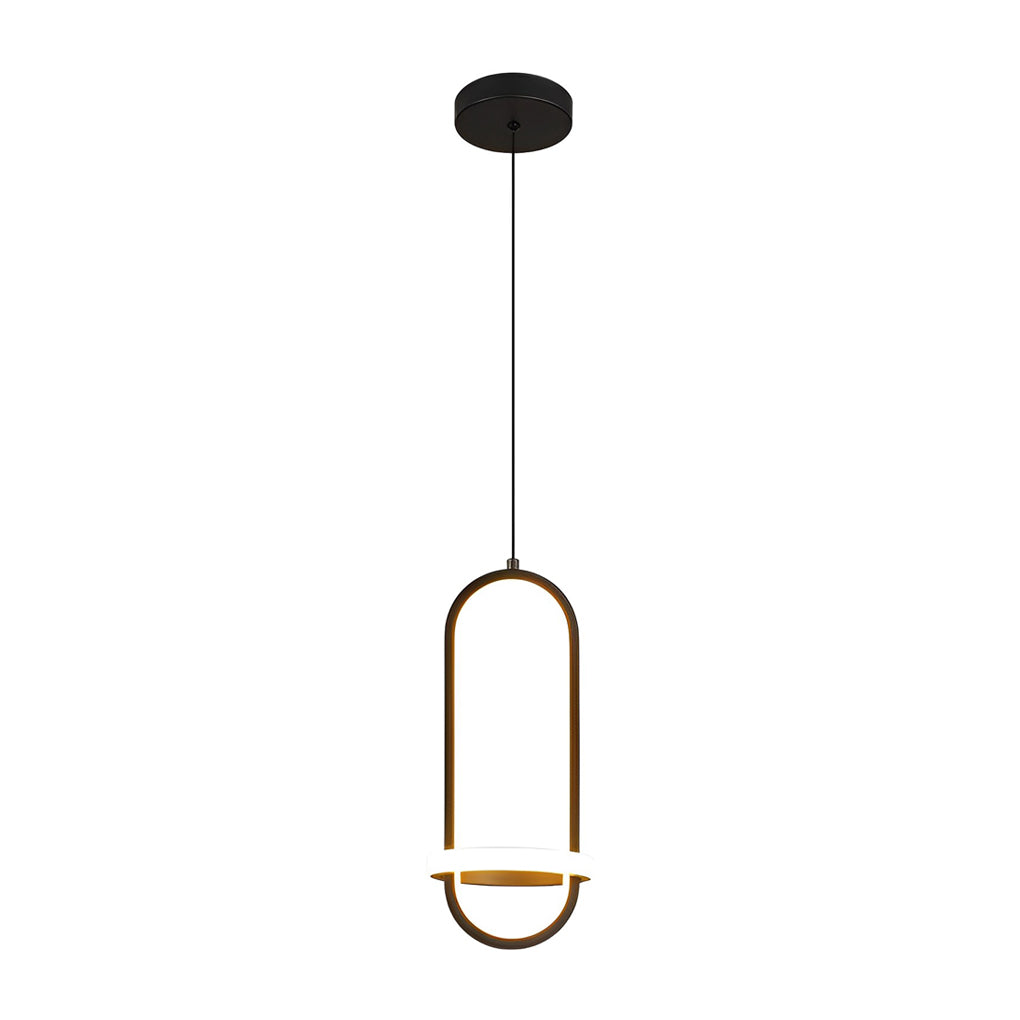 Modern LED Pendant Light with Three Step Dimming - Round Silicone