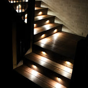 Half Moon LED Deck Step Light Low Voltage Outdoor Wall Mount