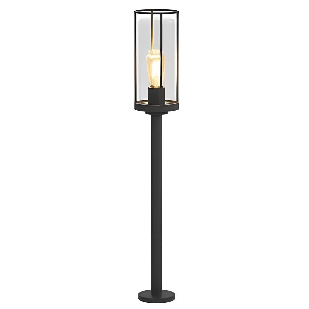 Modern Round Stainless Steel Outdoor Light – Wall & Post Mount