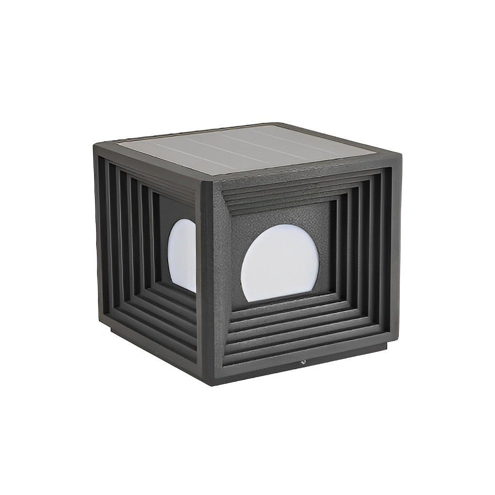 Modern Solar Fence Post Light | Waterproof LED Outdoor Pillar Lamp