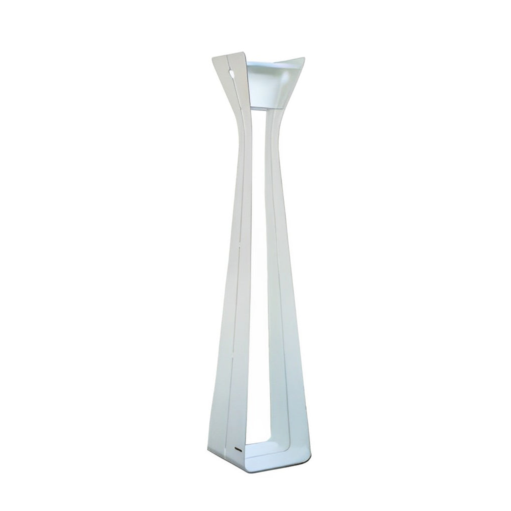 Modern Solar Pathway Lights - Stainless Steel & Glass Outdoor