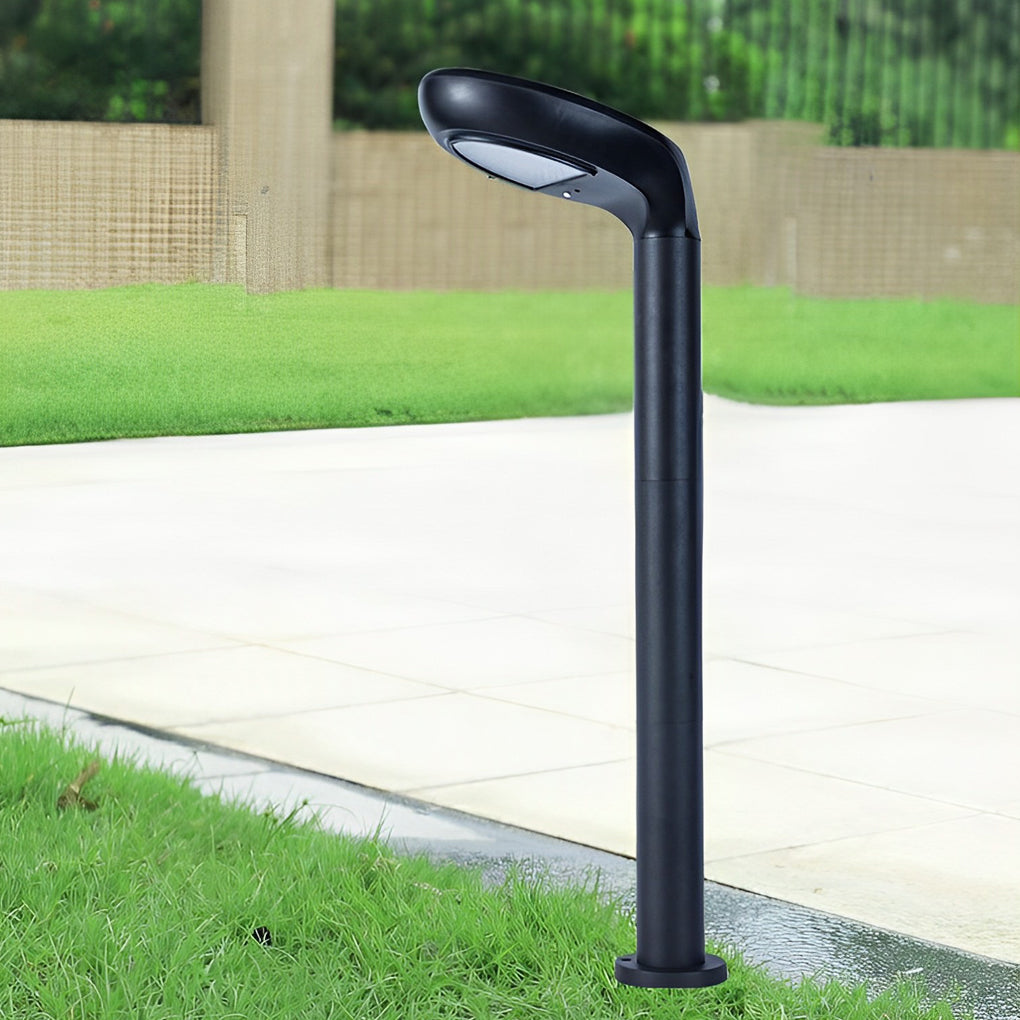 Solar Powered Aluminum Garden Lawn Light Modern Outdoor Path Lamp