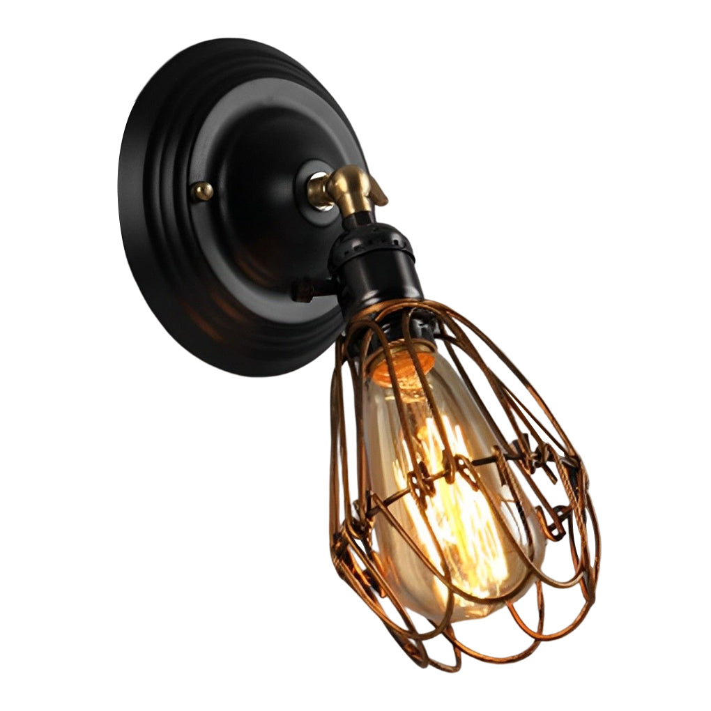 Adjustable Industrial Wall Sconce | Retro Iron Wall Light