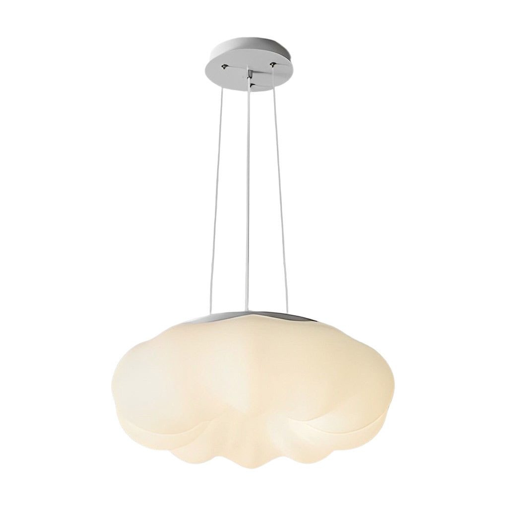 Pumpkin Shape LED Ceiling Light with Stepless Dimming - White