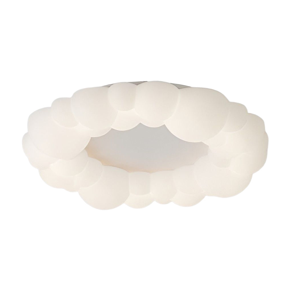 Cloud Shaped LED Ceiling Light with Stepless Dimming & Remote Control