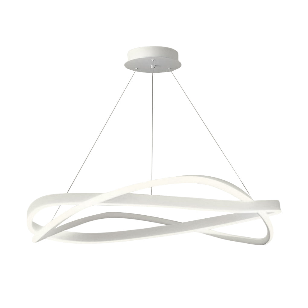Wave Ring Chandelier Modern Dimmable LED Pendant Light